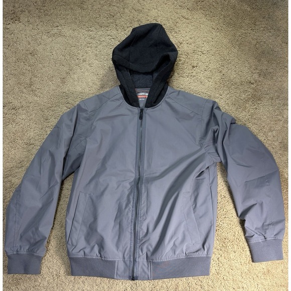 Hawke & Co Other - Hawke Performance Jacket Mens Small Gray Lined Hooded Outdoor Coat‎